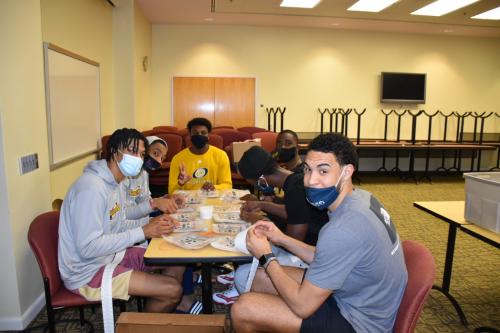 Lot labels being put on meal packets.jpg